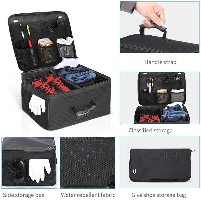 Premium Golf Trunk Organizer Waterproof Travel Car Golf Locker for Golf Accessories