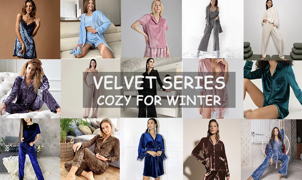 Sleepwear Solid Women Robes Velvet Kimono Robe