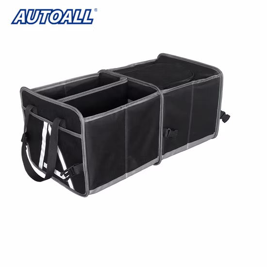 보편적인 주문을 받아서 만들어진 색깔 600d 폴리에스테 옥스포드 반대로 물자 자동차 트렁크 저장 부대 조직자